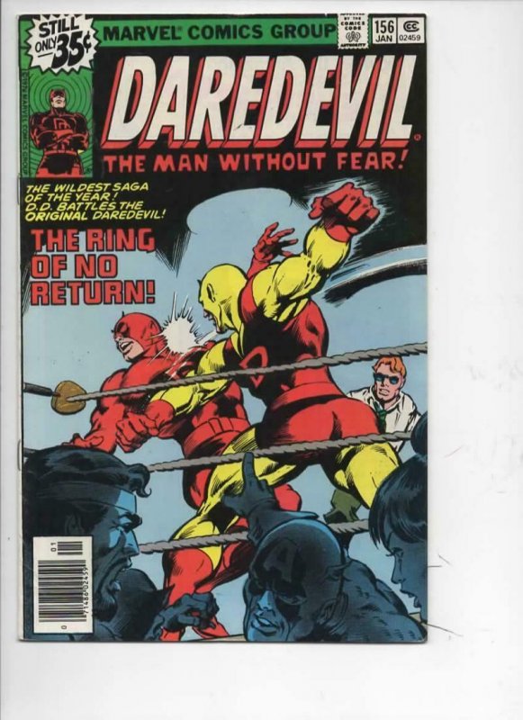 DAREDEVIL #156 FN Murdock, Black Widow, Avengers, 1964 1979 more Marvel in store