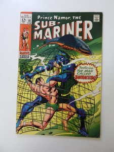 Sub-Mariner #10 (1969) VG+ condition top staple detached from cover