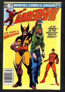 Daredevil #196  Wolverine! Marvel Comics