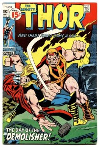 THOR #192 1971 MARVEL COMICS-the demolisher-BRONZE-comic book