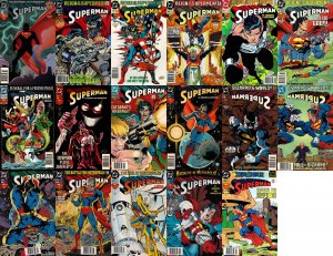 Superman #78-93 & #0 Newsstand Covers (1987-2006) DC Comics - 17 Comics