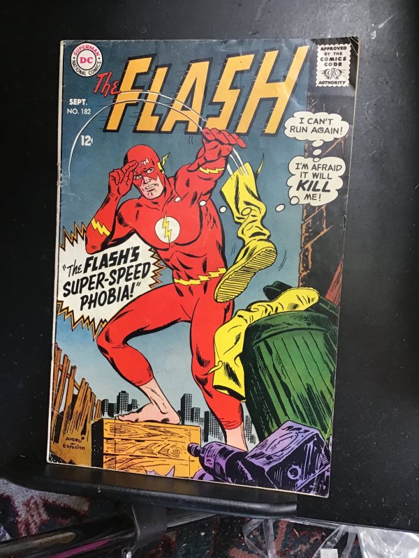 The Flash #182 (1968) abracadabra! Midgrade key! FN Wow!