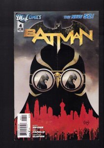 Batman #4 - GREG CAPULLO COVER ART! (8.5/9.0) 2012