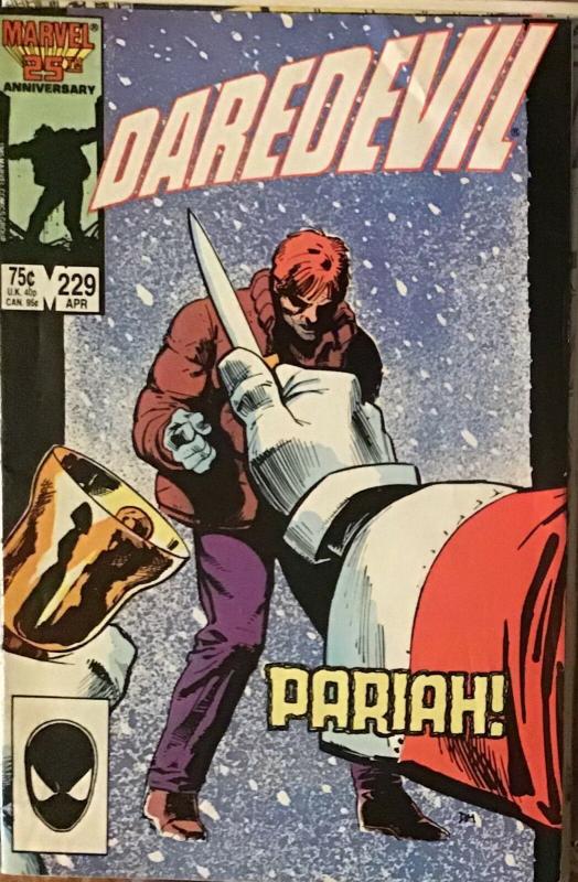 DAREDEVIL (MARVEL()#227 FRANK MILLER KEY) 6 BOOK LOT #225-230