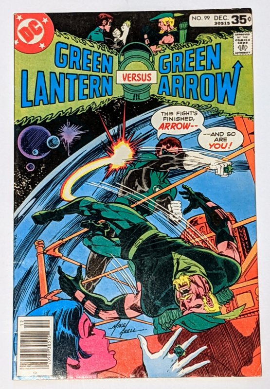 Green Lantern #99 (Dec 1977, DC) FN+ 6.5 Mike Grell cover