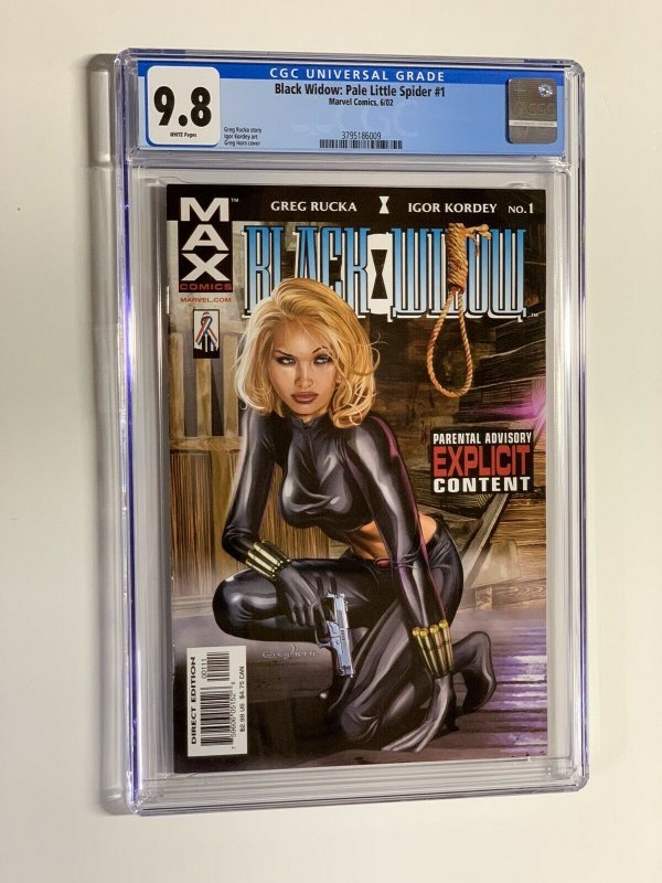 Black Widow Pale Little Spider 1 CGC 9.8 wp 2002