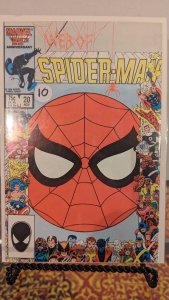 Web of Spider-Man #20 (1986) 25th Anniversary