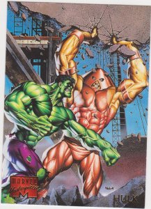 1995 Marvel Masterpieces #41 Hulk | Comic Collectibles - Trading