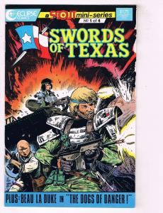 Swords Of Texas Complete Eclipse Comics Limited Series # 1 2 3 4 Scout TW19