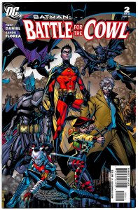 Battle for the Cowl #1-3 (complete series) + Man-Bat One-Shot Tie-in! 2009 VF/NM