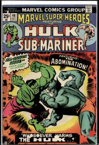 Marvel Super-Heroes #46 (1974) Hulk