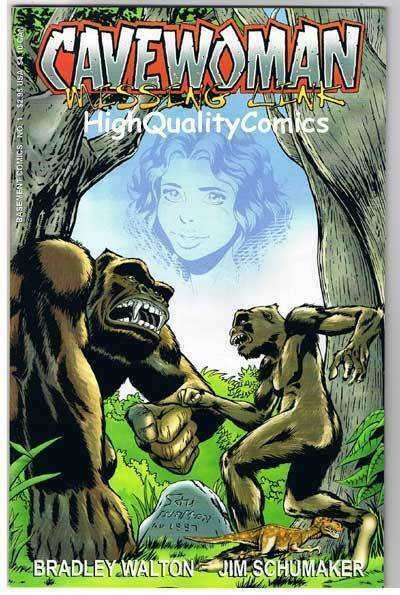 CAVEWOMAN MISSING LINK #1, FN, Budd Root, Big Foot, 1997, more CW in store