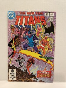 New Teen Titans #32 1st Appearance Thunder And Lightening