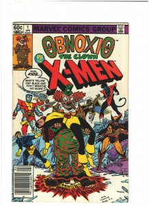 Obnoxio the Clown vs. X-Men #1 VF- 7.5 Newsstand Marvel Comics 1983 Bronze Age