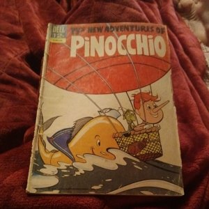 TVs New Adventures Of Pinocchio #2 Comic Book 1963 Dell Silver age cartoon