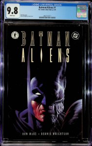 Batman / Aliens #1 (1997) - CGC 9.8 - Cert#4657731017