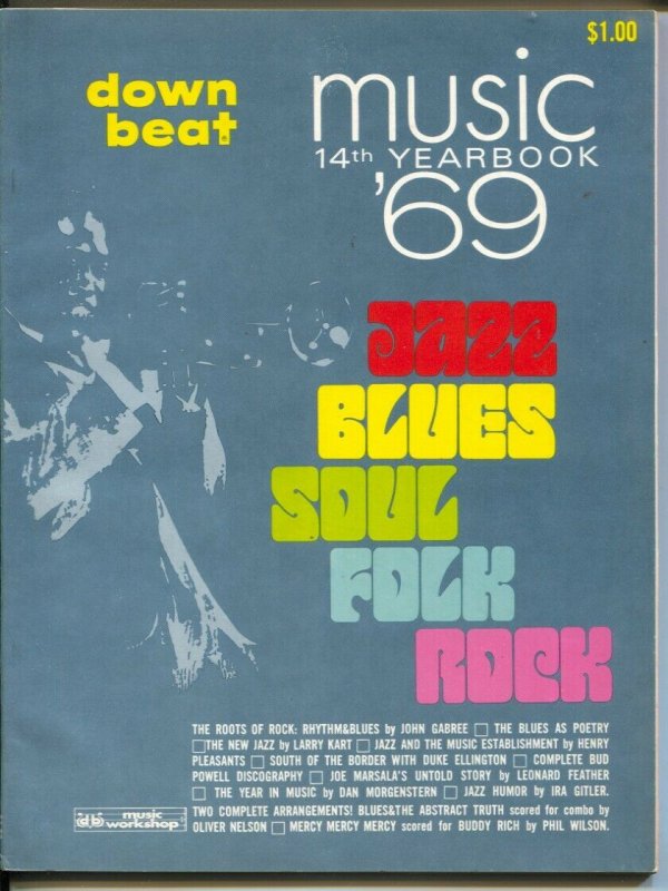 Down Beat's Music Yearbook  #14 1969-Photos, info, trends, history-top music ...