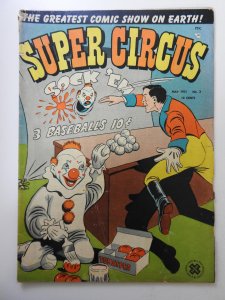 Super Circus #3 (1951) VG- Condition! 1 in spine split