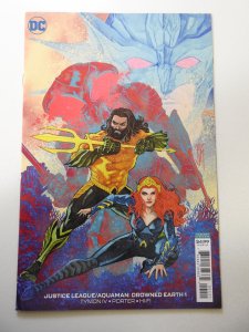 Justice League/Aquaman: Drowned Earth #1 Variant Cover (2018) FN+ Condition