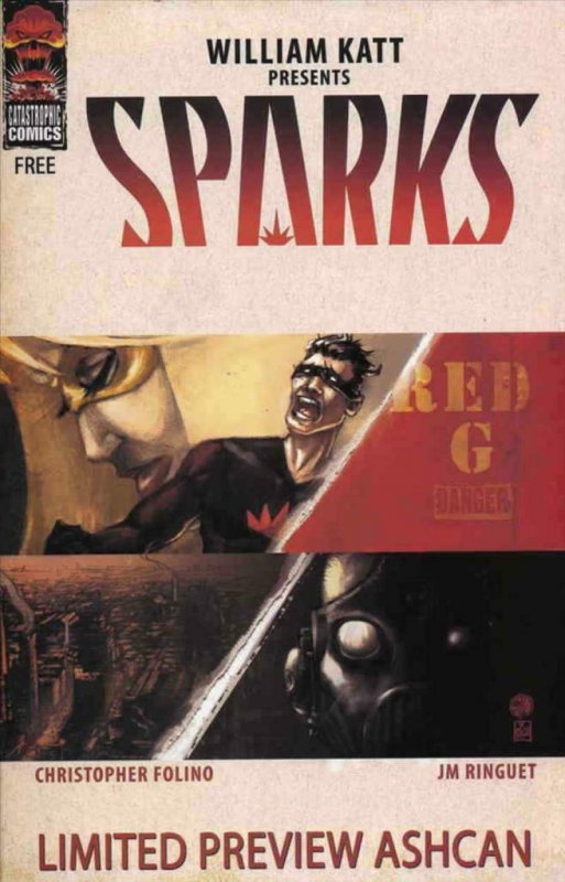 SPARKS #1, VF/NM, Ashcan, Preview, Katt, 2008, more Promo /items in store