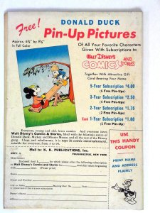 Walt Disney's Comics and Stories  #95 St. Bernard Heat Wave Dell (1948) VG/FN