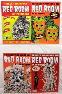 RED ROOM Trigger Warnings #1 - 4 Ed Piskor Regular Cover A Set Fantagraphics