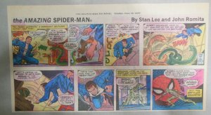 Spiderman Sunday by Stan Lee & John Romita from 6/19/1977 Size: 7.5 x 15 inches