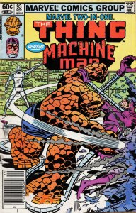 Marvel Two-in-One #93 Newsstand Edition (1982) The Thing
