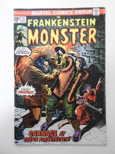 The Frankenstein Monster #11  (1974) VG Condition! MVS intact! Moisture stain