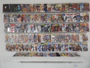 Huge Lot 130+ Comics W/ JLA, Batman, Titans run, Solar! Avg VF+ Condition!!
