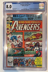 (1981) AVENGERS ANNUAL #10 1st Appearance ROGUE! CGC 8.0 OW/WP!