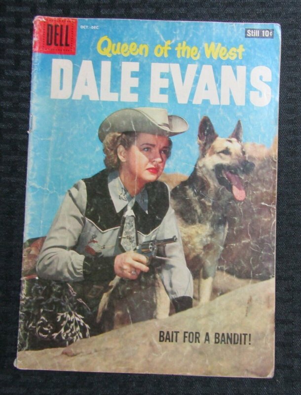 1958 DALE EVANS Queen of the West #21 GD 2.0 Dell Comics / Fisherman Collection 