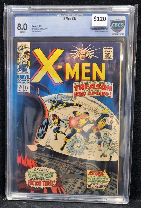 X-Men #37 CGC 8.0