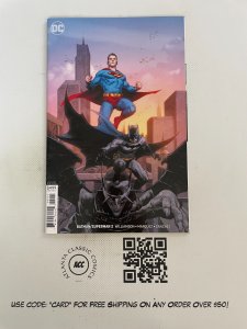 Batman / Superman # 2 NM VARIANT COVER DC Comic Book Flash Justice League 15 MS9