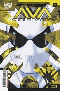ALIENS VS AVENGERS #1 2ND PRINTING MARVEL 2024 ESAD RIBIC