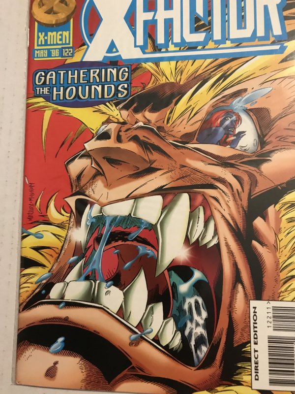 X-FACTOR #122 : Marvel 5/96 VF/NM; Matsuma art, Sabretooth