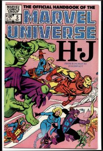The Official Handbook of the Marvel Universe #5 (1983) Hulk