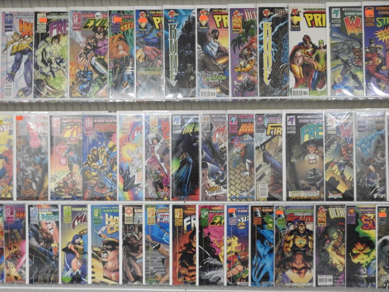 Huge Lot 170+ Comics W/ Mantra, Night Man, Prime+ Avg VF Condition