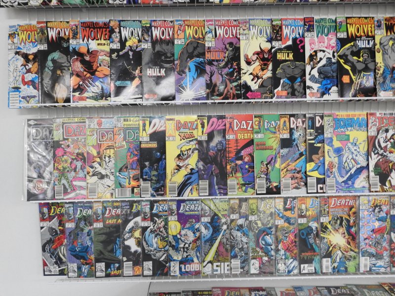 Huge Lot 190+ Comics W/ Marvel Comics Presents, Deathlok, Dazzler, +More! Avg FN