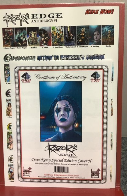 Razor edge Dave Kemp special edition cover H