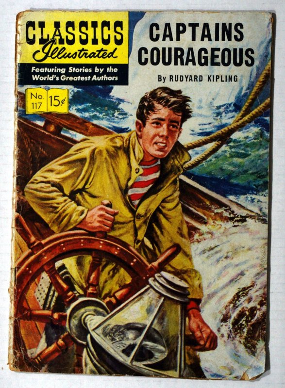 Classics Illustrated #117 (118) VG 4.0 Captains Courageous First Edition