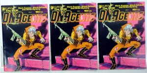 The New DNAgents Lot of 3 #7 x3 (1986) Eclipse Comics 1st Print Comic Books