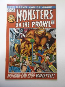 Monsters on the Prowl #18 (1972) VF+ Condition