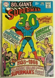 SUPERMAN#207 FN/VF 1968 DC SILVER  AGE COMICS