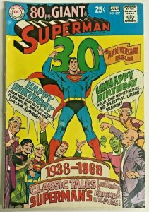 SUPERMAN#207 FN/VF 1968 DC SILVER  AGE COMICS