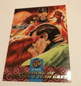 WEDDING OF JEAN GREY & CYCLOPS #125 card : Marvel ‘94 Fleer Ultra X-men, No/M