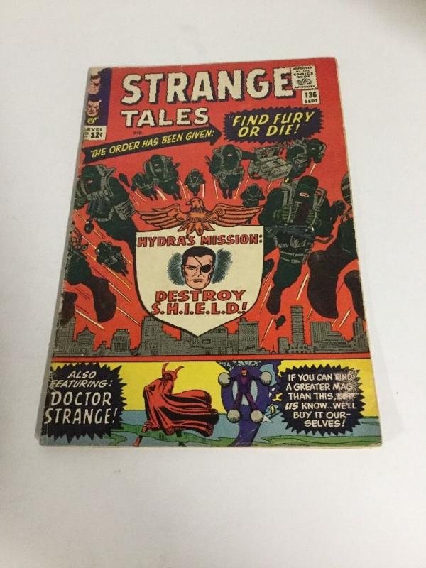 Strange Tales 136 Gd+ Good+ 2.5