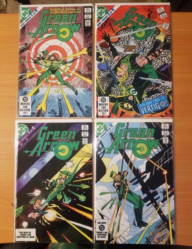 Green Arrow 1-4 Complete Set Run! ~ NEAR MINT NM ~ 1983 DC Comics