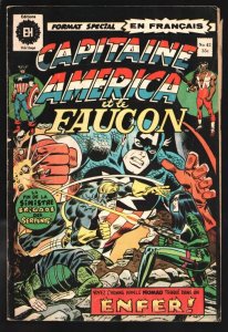 Captain America et le Faucon #42 1974-French language-Serpent Squad-Pre-code ...