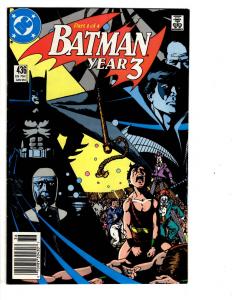 10 Batman DC Comic Books # 436 437 438 440 441 443 444 445 446 447 Robin CB4